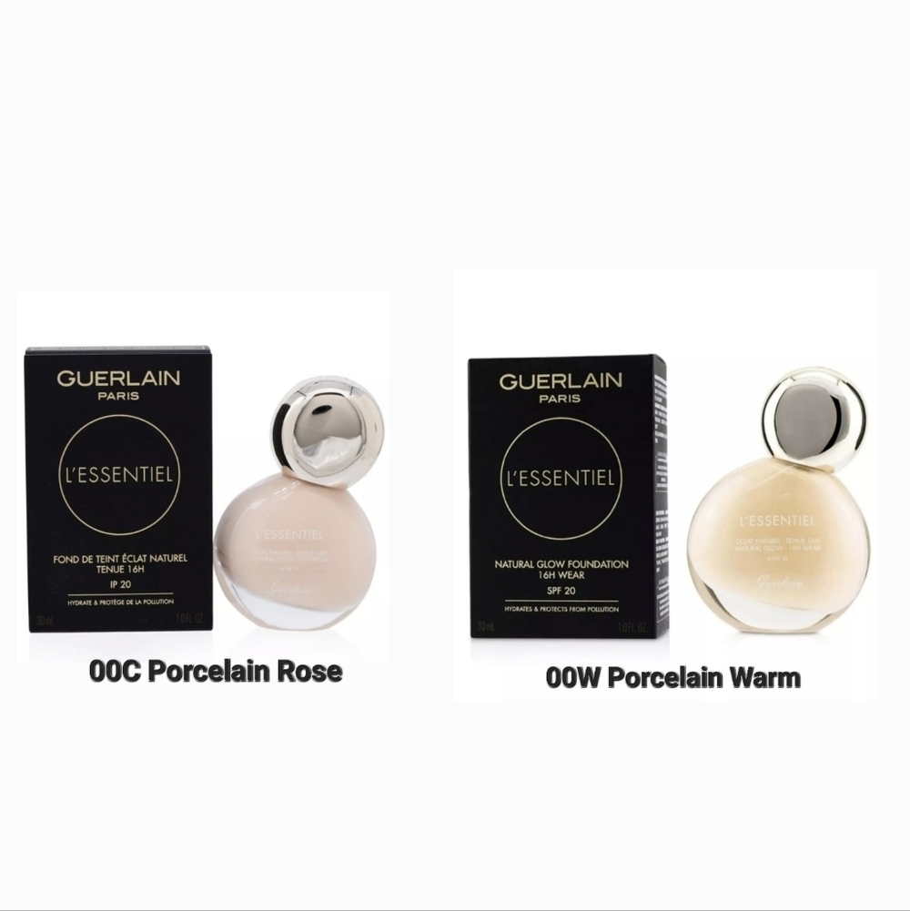 GUERLAIN-L'Essentiel Natural Glow Foundation Choose 1: Porcelain Rose or Warm